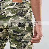 Custom Guangzhou Manufacturer OEM 100% Cotton Slim Breathable Functional Green Camo Men's Cargo Camouflage Pants thumbnail-3