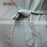 2017 OEM Green Ladies Knitted Cardigan Sweater thumbnail-3