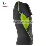 Moisture Wicking Stretch Muscle Shirt Men's Compression Fitness T-Shirt Clothes thumbnail-2