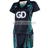 Wholesale Custom Girls Sexy Sublimation Sport Netball Uniform Dress, Netball Jersey Skirts thumbnail-5