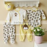 2011 autumn mom and bab baby clothes gift sets 100% cotton embroider newborn boy