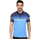 2015 Latest Custom Mens Tri Color Mens Polo Shirts 100% Cotton Cheap thumbnail-1