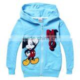 Fashion Girls Cartoon Zipper-up Sweatshirt Kids Hoodie thumbnail-1