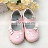 Slip-on 18M Kid Girl Pink Shoes Tiny Genuine Leather Good Quality Heart Shape Shoe thumbnail-4