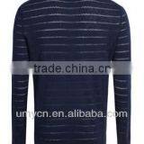 2014 Hot Sale Men's Horizontal Stripes Pattern Jacquard Pullover Sweater thumbnail-2