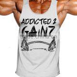 Newest Custom Mens Tank Top Stringer Vest for Men thumbnail-2