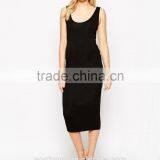 Scoop Neckline Soft Touch Tank Dress for All Stages of Maternity thumbnail-2