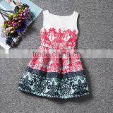 2015 New Design Ruffle Chiffon Flower Girl Dress thumbnail-3