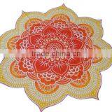 Beach Throw Blanket Yoga Mat Towel Bohemian Round Tapestry Shawl Travel Rug thumbnail-3