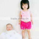 Girls Hot Pink Raspberry Nylon Chiffon Petti Shorts Panties TR5 thumbnail-1