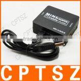 Mini HDMI 1.4 to HDMI+Audio Repeater 3D Video & 4Kx2K Audio Extractor Splitter thumbnail-1