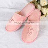 Cheap Disposable Pink Hotel Pleuche Slipper thumbnail-1