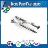 Made in Taiwan Pan Head Pozi Drive Full Thread Screw Wood Self Drilling Screw Wood Screw thumbnail-3