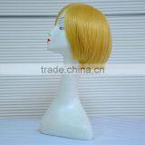 China Wig Supplier High Quality Synthetic Hair Fiber Making Cosplay Wig,Blonde Wig thumbnail-5