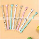 Cute Novel Cat Shape Promotional Gel Pen Gift for Schoold Kids thumbnail-2