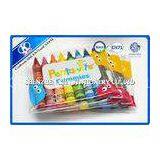 Customized Jumbo Non Toxic Crayons For Promotion / Children Gift 10 Colors