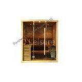 Traditional Sauna Cabins , Square Cedar Sauna for Home / Garden thumbnail-1