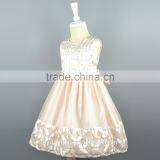 Navy A Line Flower Girl Princess Dress/ Top Quality Yellow Girl Princess Dress/new Design Girl Holiday Princess Dress thumbnail-5