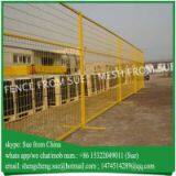Portable canada 6x10ft temporary fence panels powder coated