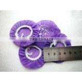 Disposable Purple Bouffant Hospital Cap With Elastic thumbnail-1
