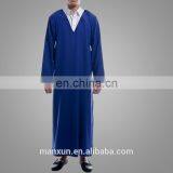 Shirts Thobe for Men Arabian Thobe Robe Jalabiya Men Thawb Design thumbnail-2