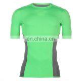 Short Sleeve Light Green t Shirt Compression