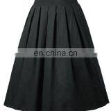 Grace Karin Women's Vintage Retro Pleated Black Cotton Skirt 7 Patterns CL010401-6 thumbnail-3