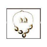 SF-NC268 Hammered Brass Necklace thumbnail-1