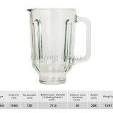 1.25L 999 Orange National Juicer Blender Spare Parts Glass Jar thumbnail-4