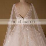 Cape Style Camo Cinderella Eiffel Wedding Dress thumbnail-3