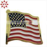 hot sale custom U.S. national flag epoxy badge wholesale