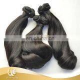 2015 hot selling double drawn funmi magical real raw funmi hair egg curl