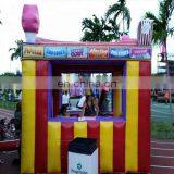 Mobile Kiosk Popular Snack Bar Outdoor Food Stall Colorful Cube Inflatable Snow Cone Popcorn Booth thumbnail-4