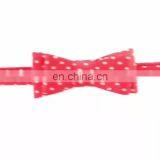 Amazon Best Selling Cute Polka Dot Pattern Bowknot Dog Collar and Leash Set thumbnail-1