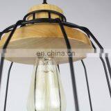 Retro Iron Suspension Cage Loft Pendant Lighting thumbnail-4