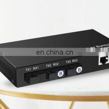 10/100M Single Mode 3Fiber +2RJ45 Ethernet Media Converter High Quality thumbnail-5