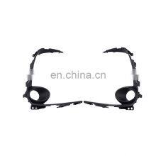 Black Front Foglight Covers Fog Lamp Cover Bezels Fit for Toyota Corolla 2019 EU thumbnail-1