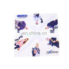 Sublimation Custom Print Microfiber Glasses Cleaning Cloth for Sale thumbnail-3