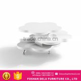 Flower Shape Multi Functional White Coffee Table For Comfort                        
                                                Quality Choice