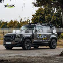 Aluminum Retractable Black Side Window Ladder Tail Ladder For Land Rover Defender New Model Rear Door Climbing Ladder thumbnail-5