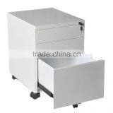 (DL-M1 ) White Wholesaler 3 Drawer Dental Steel Mobile Cabinet With Castors/Under Desk Small Drawer Metal Cabinet thumbnail-1