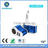 3 in 1 Car Charger With Oem LOGO Dual Usb Port Car Charger 3.1A Car Cigarette Lighter Power Charger thumbnail-2