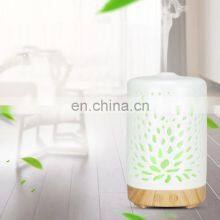 2021 New Copper Ultrasonic Aromatherapy Machine Essential Oil Wood Grain Cold Fog Humidifier