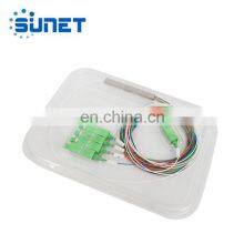 Mini Module 1x2 1x4 1x8 1x16 1*32 Plc Fiber Splitter With Sc/apc Connector