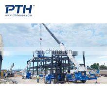 Prefabricated/Prefab Warehouse/Workshop/Cold Storage/Car Garage Steel Structure for Metal Building thumbnail-4