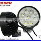 27W LED Work Lamp Head Light Round the Cheapest in Market CE 1800LM