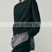 Blank Custom Oversize Crewneck Sweatshirts Women Casual Sports Pullover Add Wool Gym Top Workout Walking Active Wear Clothes thumbnail-4