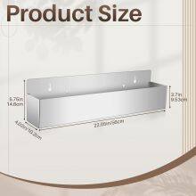 Single-speed Guide Rail Stainless Steel Wine Bottle Rack, Wall-mounted Spray Bottle Rack, Beverage Rack for Bar Use. thumbnail-3