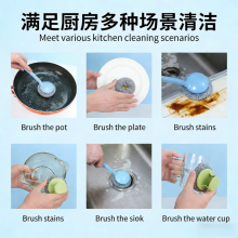 Factory Supply Metallic Daily Cleaning Pot Brush thumbnail-4