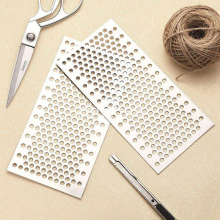 Photochemically Etched Perforated Plate, Round Hole Perforated Plate, Aluminum Alloy Grille, Speaker Grille thumbnail-1